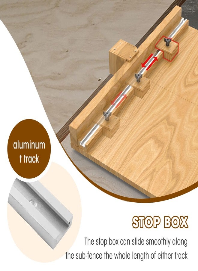 SDSNTE DIY Crosscut Table Saw Sled Kit with a Specific Guide Booklet to Build Your Own Tablesaw for More Accurate and Safer Saw Working, Table Saw Accessories, Pack of 1 - Image 5